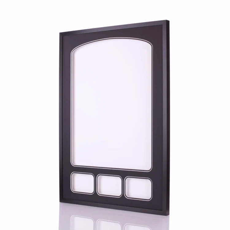 M-Frame - Ramka drewniana na koszulkę z miejscem na 3 zdjęcia, m - frame, ramka na koszulki sportowe, ramka na koszulki, drewniana ramka na koszulki, zdjęcia, panel ze zdjęciami, 3 zdjęcia,