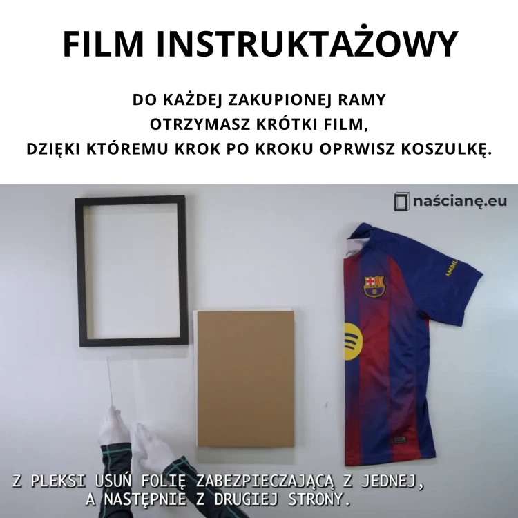 instrukcja oprawy koszulki sportowej
